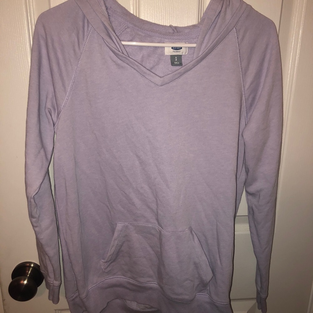 lavender light weight hoodie